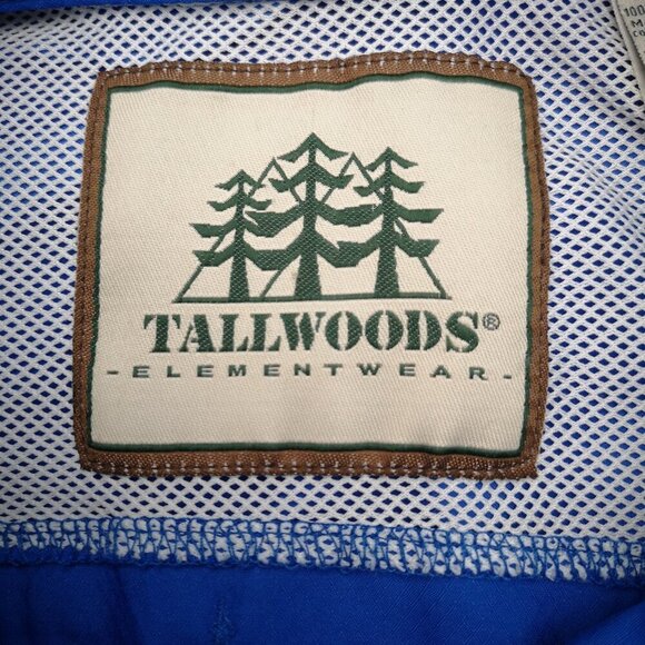 Tallwoods Element Wear Men's Size Medium Royal Blue Short Sleeves Shirt - Picture 3 of 9